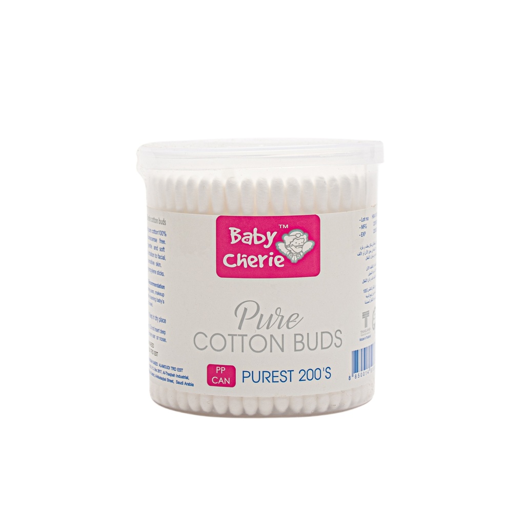 [8850014513889] Baby Cherie Pure Cotton Buds 200's